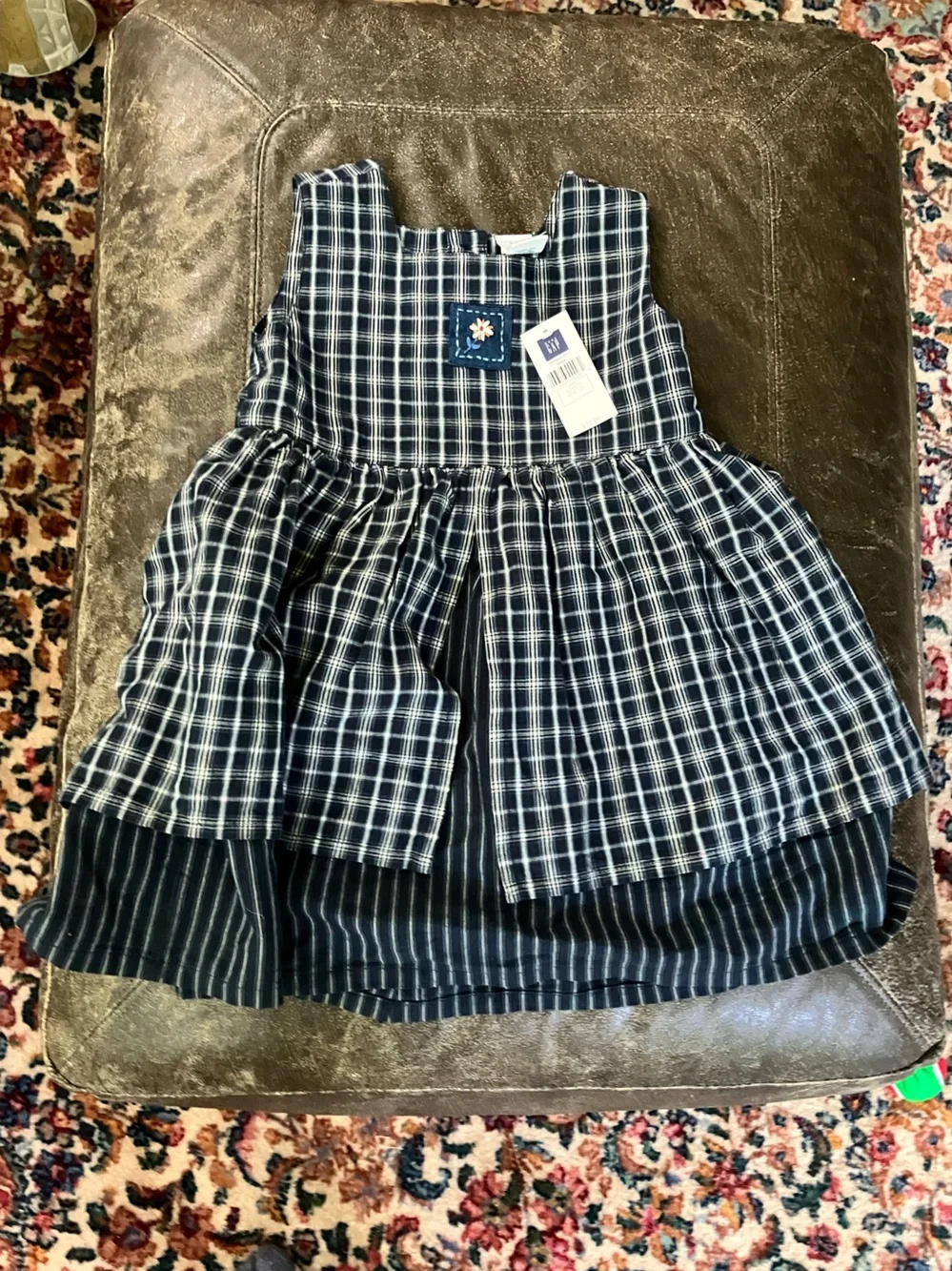 Baby Gap 4XL Dress Bundle Pink, Light Blue, Navy